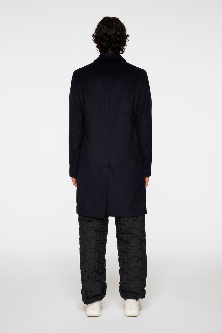 manteau en cachemire august melton