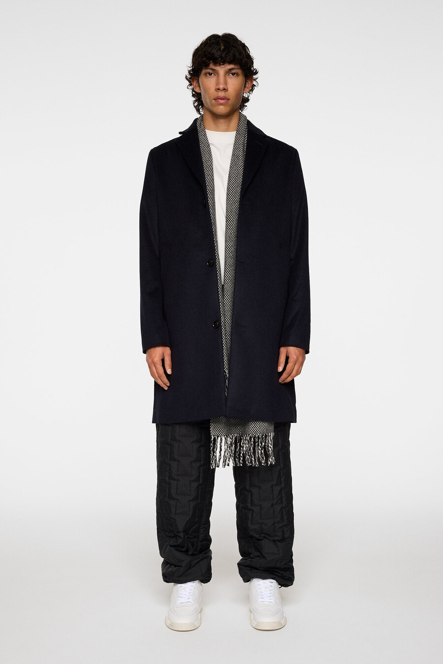 manteau en cachemire august melton
