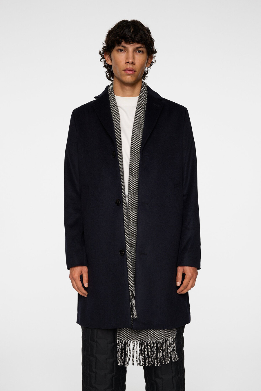 manteau en cachemire august melton