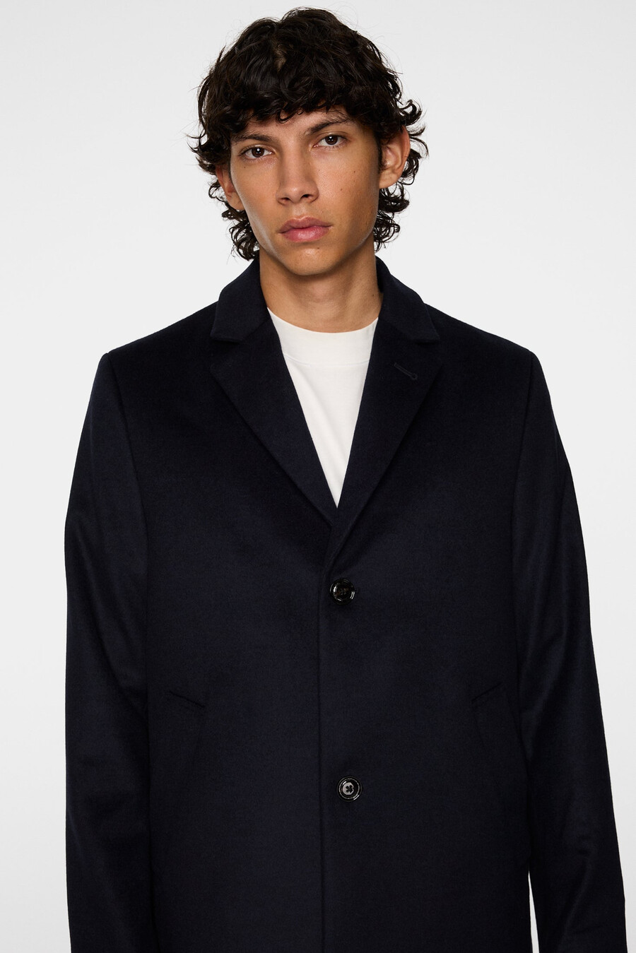 manteau en cachemire august melton