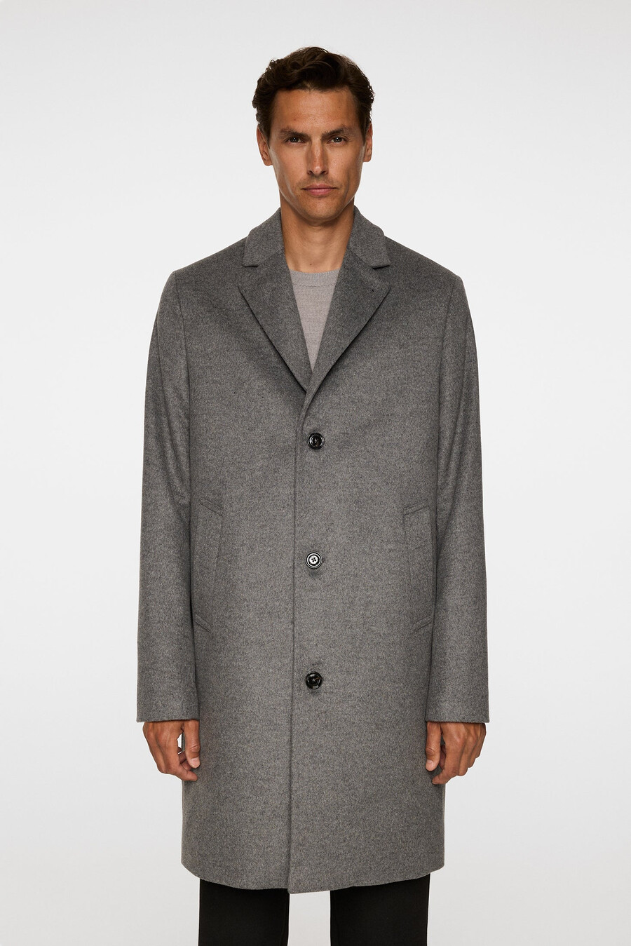 manteau en cachemire august melton