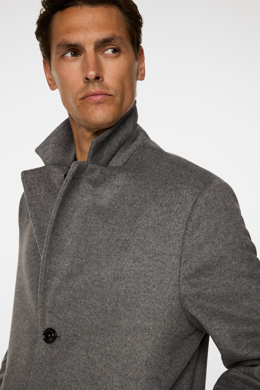 manteau en cachemire august melton