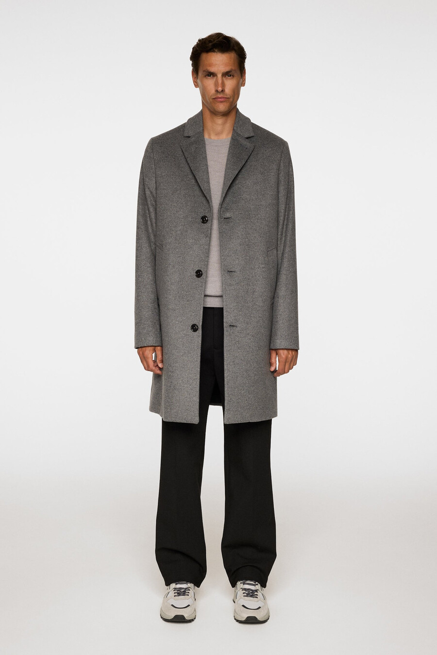 manteau en cachemire august melton