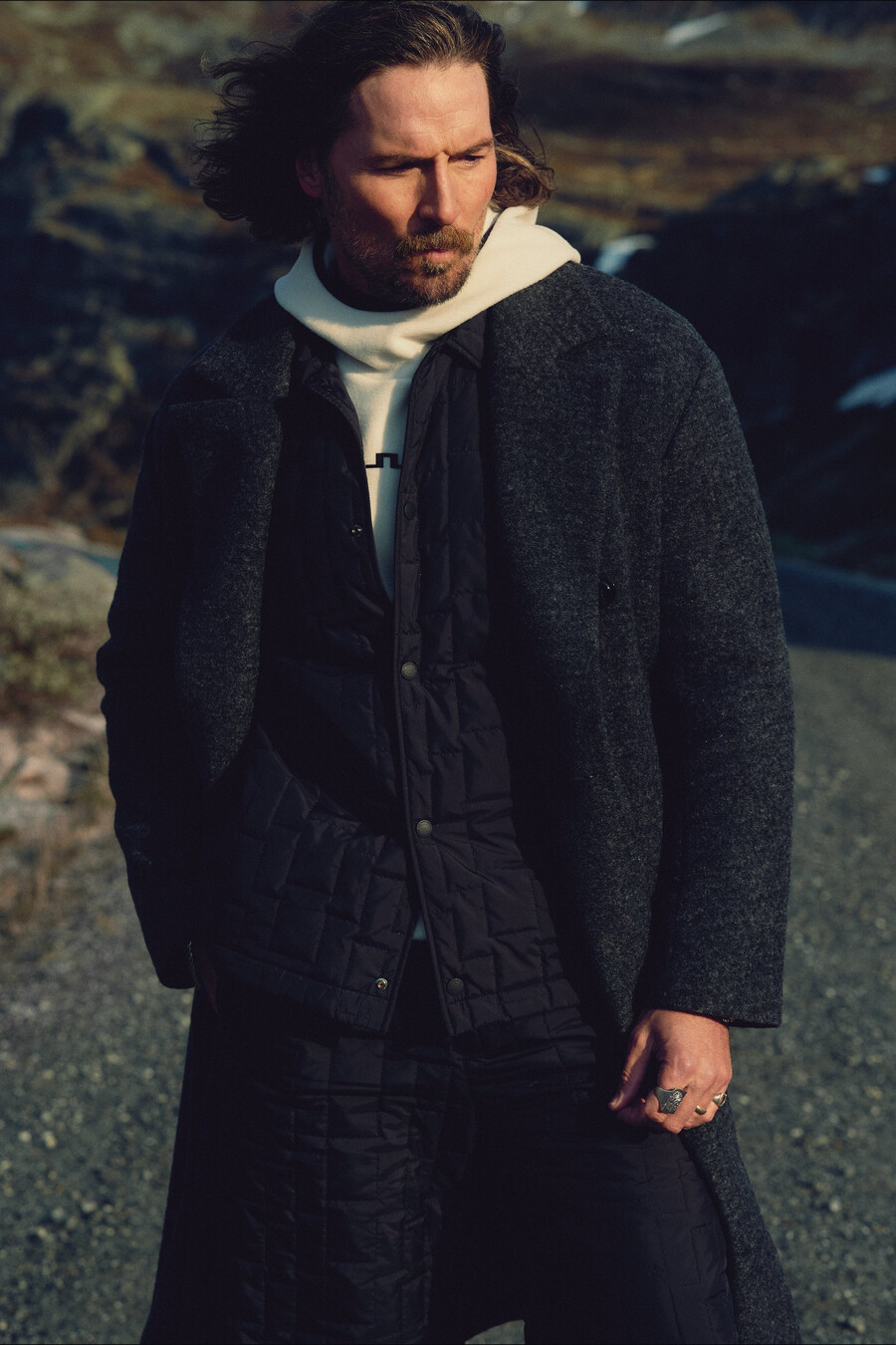 manteau en laine willy