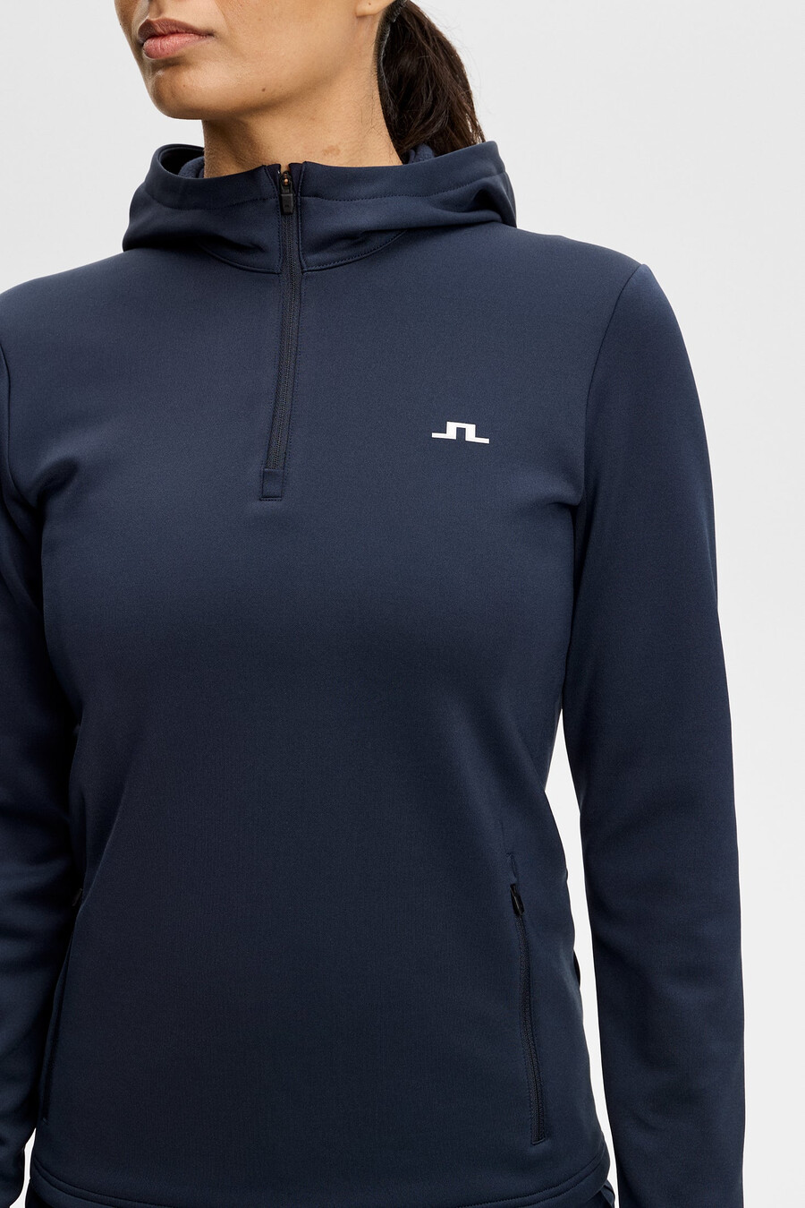 capuche zippée au quart de pouce aerielle