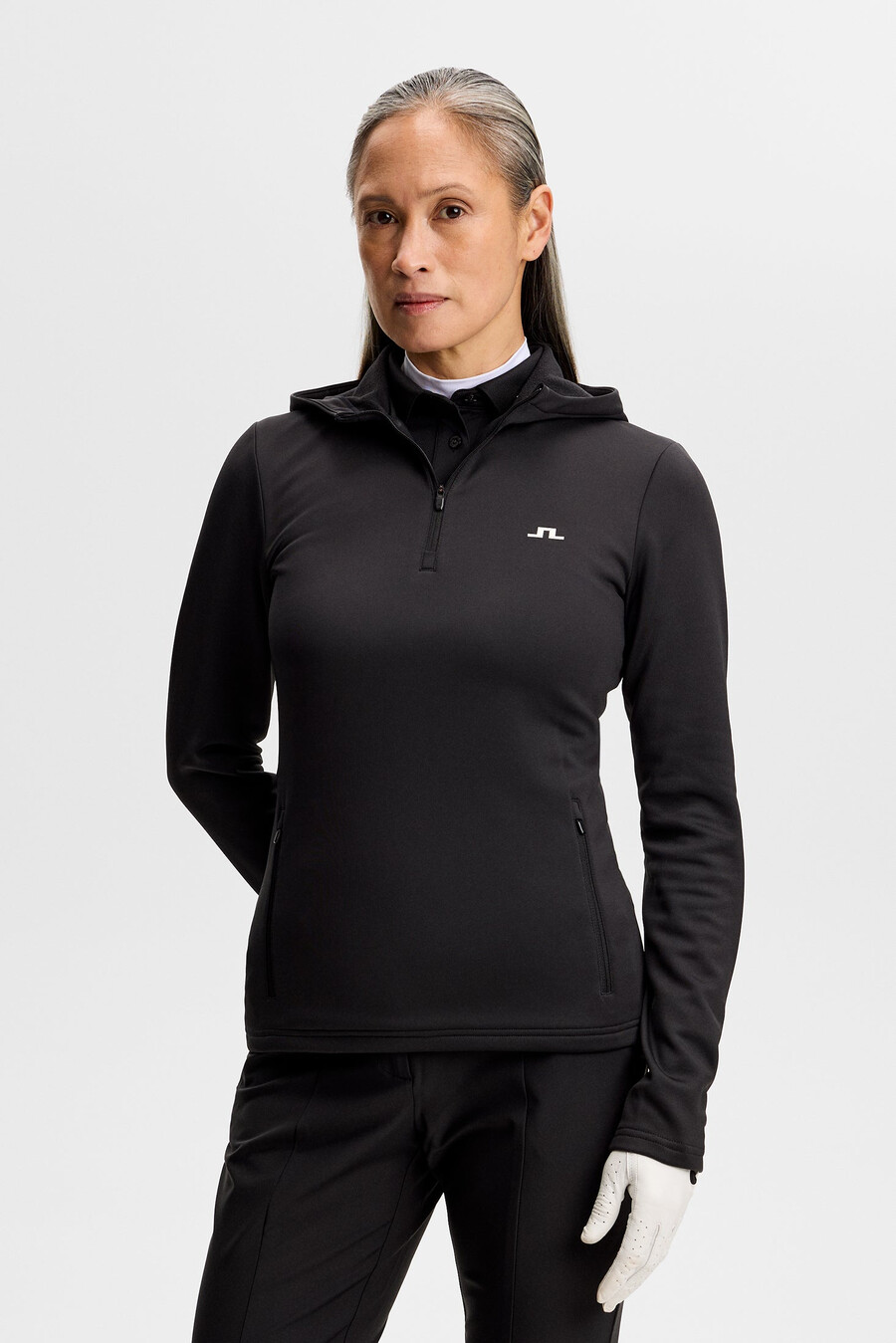 capuche zippée au quart de pouce aerielle