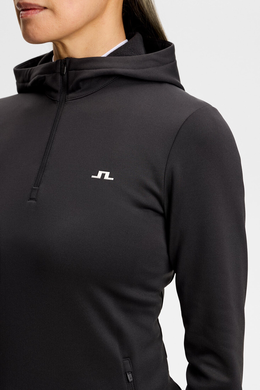 capuche zippée au quart de pouce aerielle