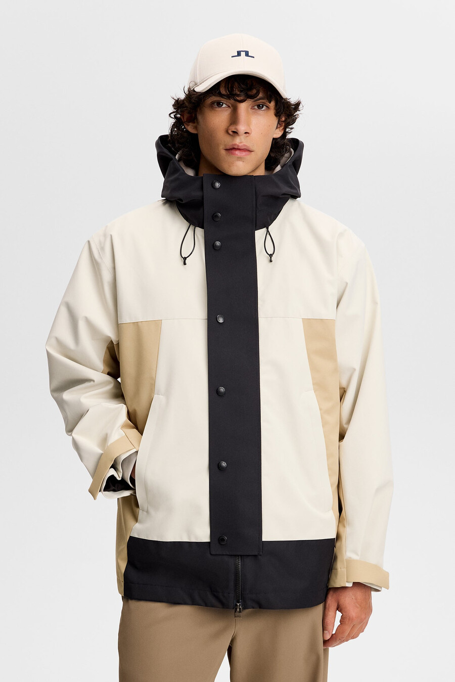 veste fabio color block