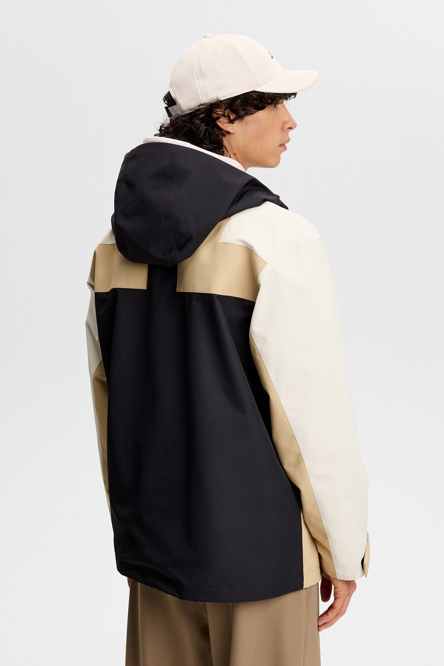 veste fabio color block