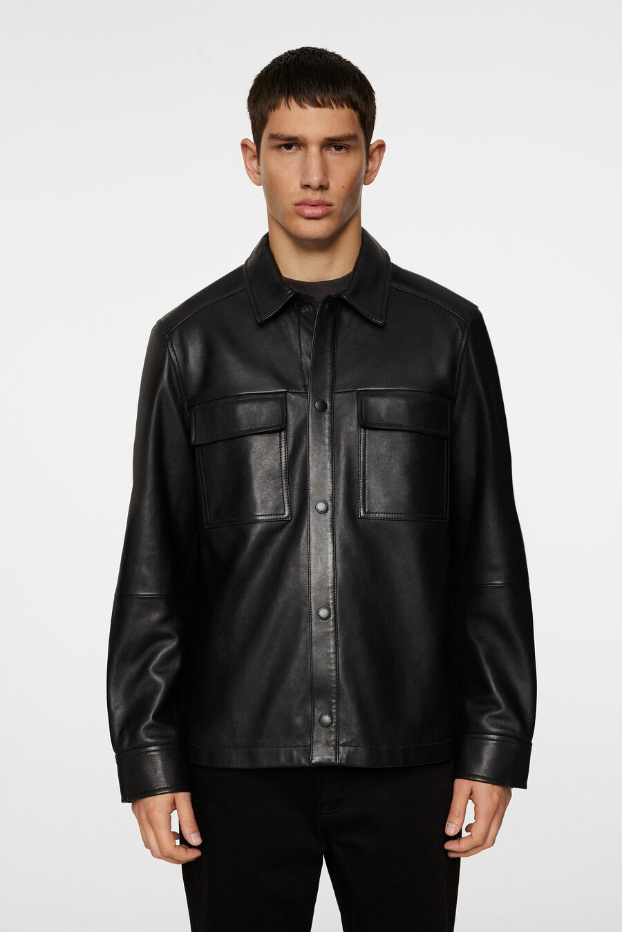 surchemise en cuir dagneau wilden