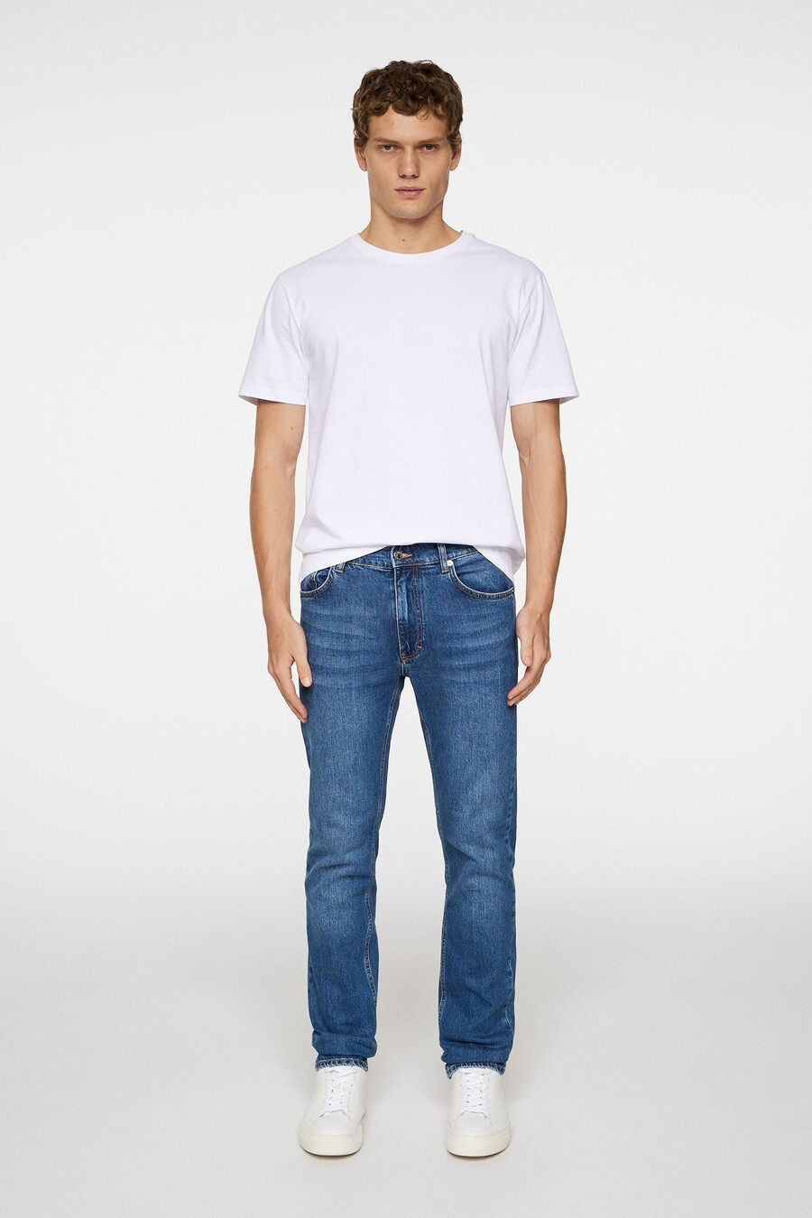 jean slim jax délavé moyen