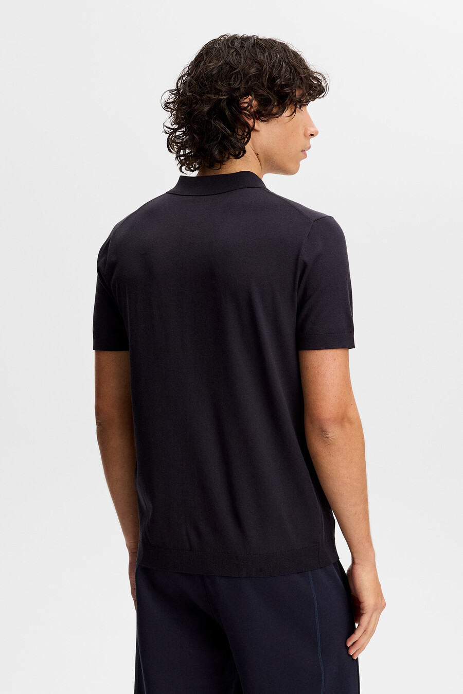 polo tricoté à crête