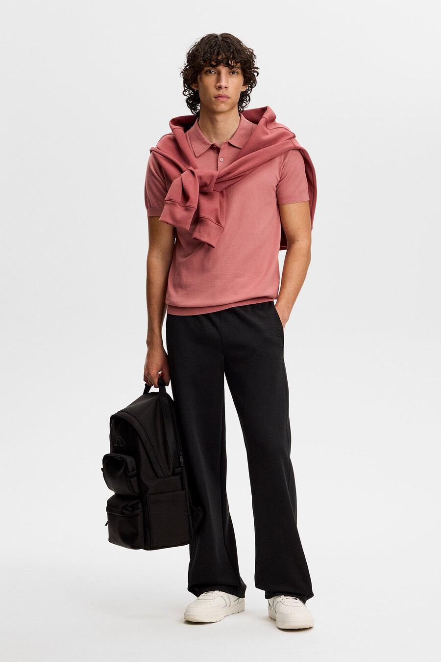 polo tricoté à crête
