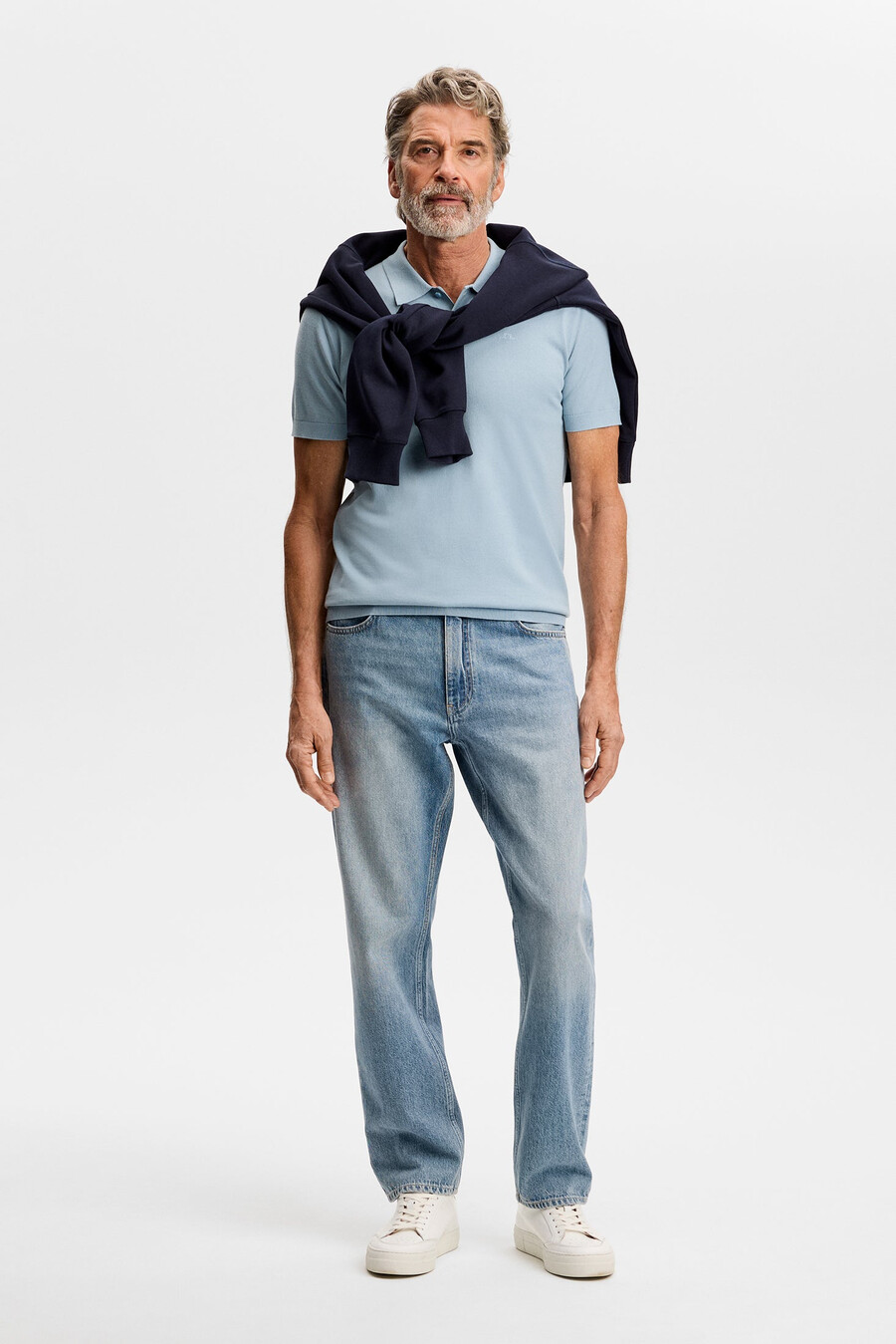 polo tricoté à crête