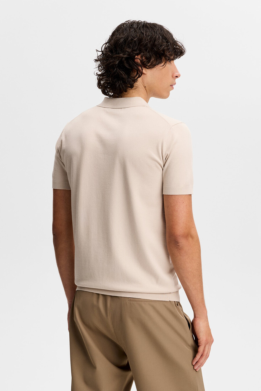 polo tricoté à crête