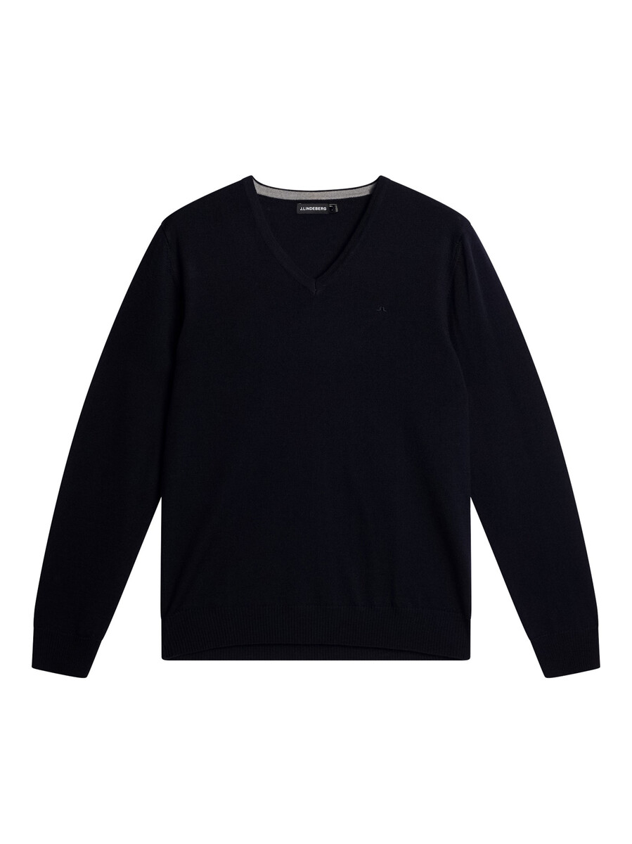 pull lymann en mérinos à col en v