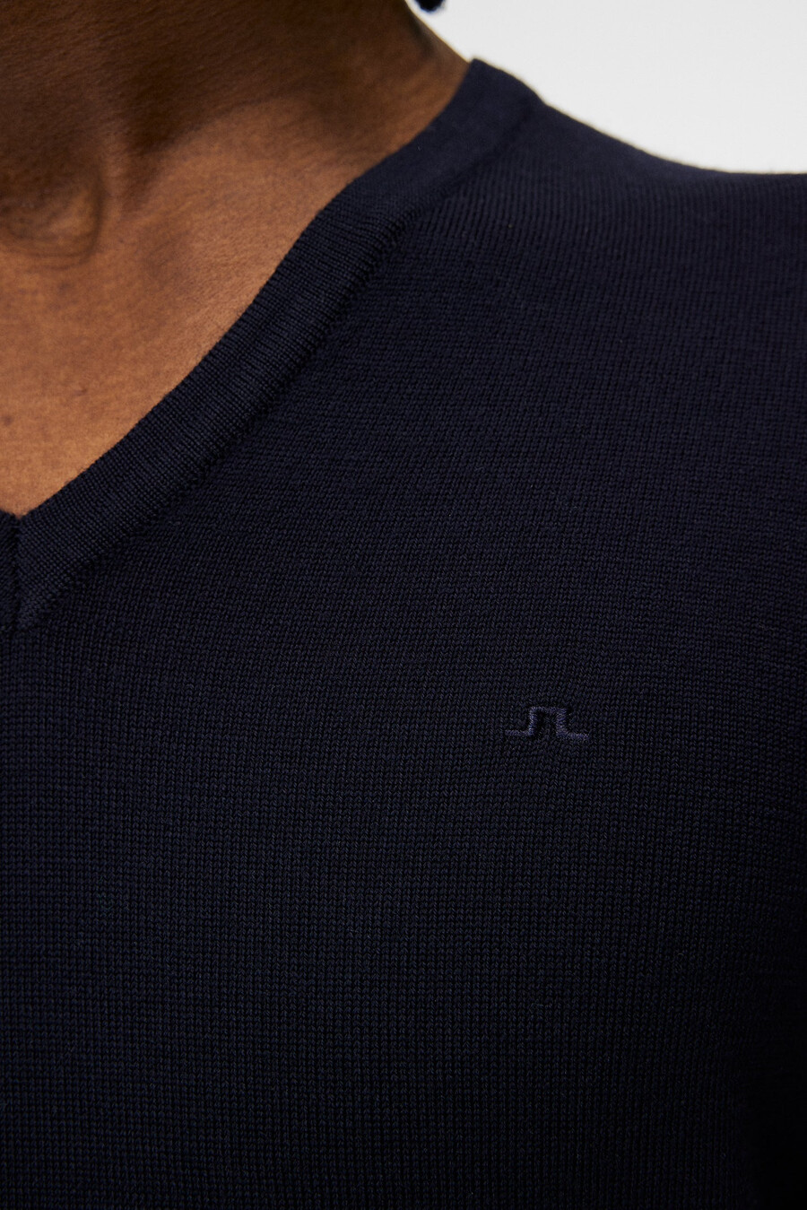 pull lymann en mérinos à col en v