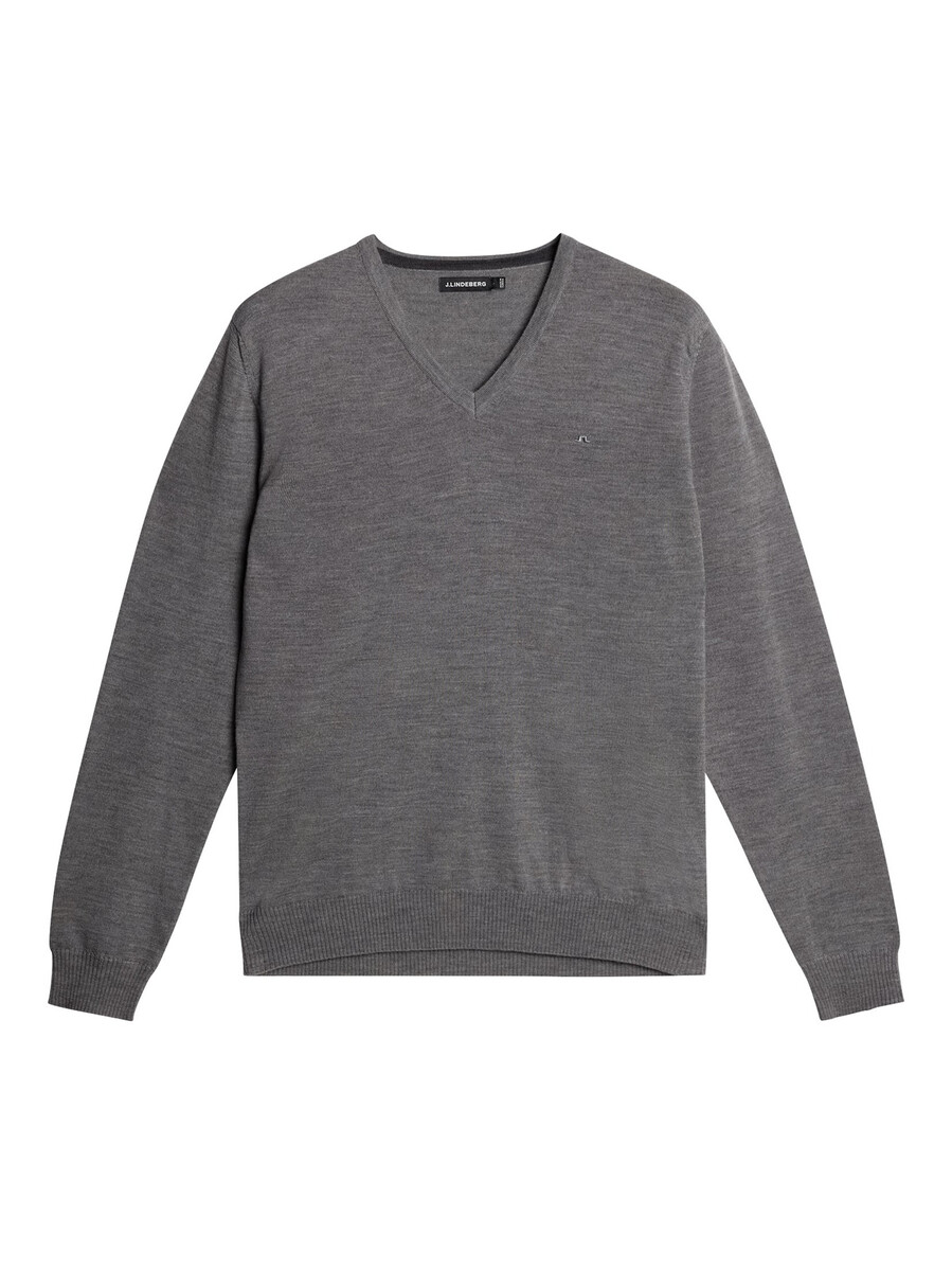 pull lymann en mérinos à col en v