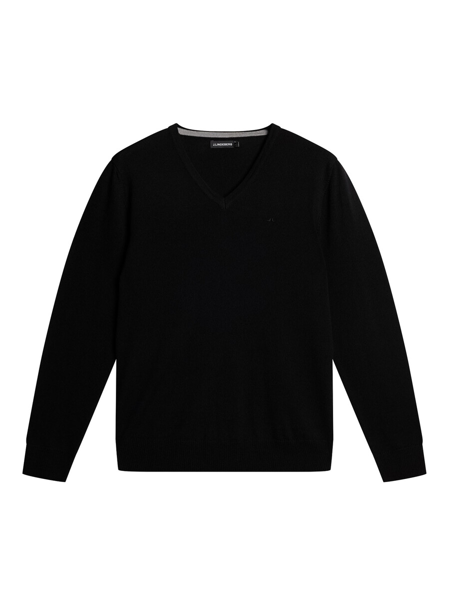 pull lymann en mérinos à col en v