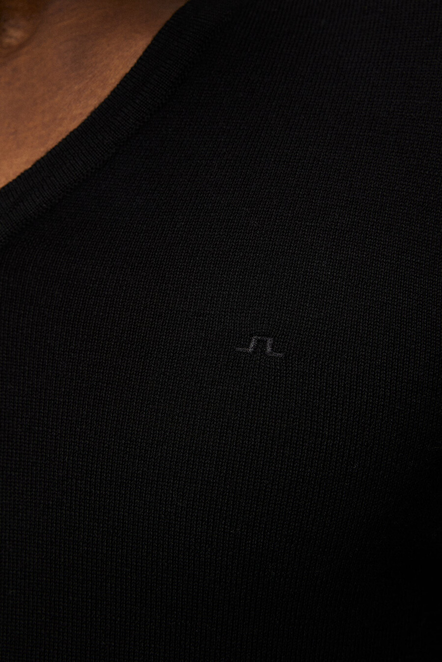 pull lymann en mérinos à col en v