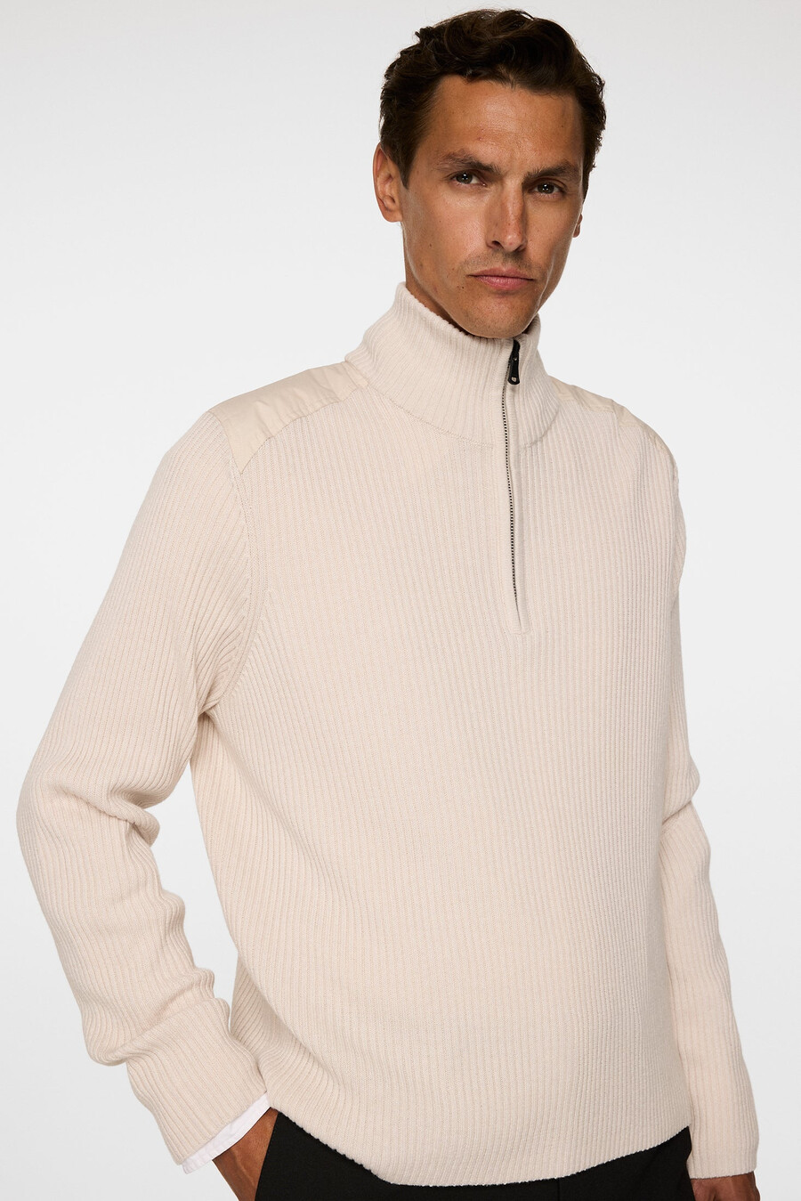 veste hybride tricotée martin