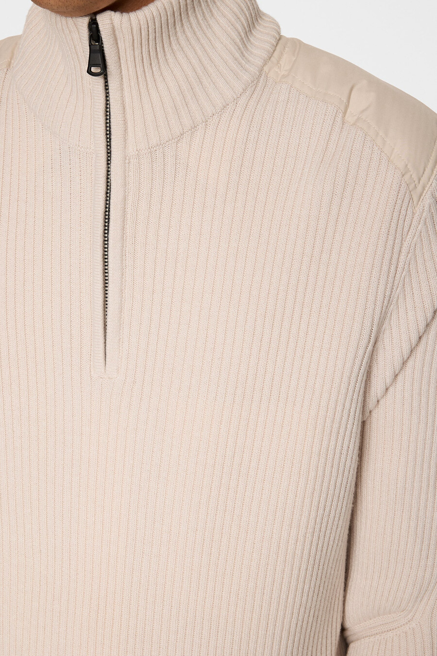 veste hybride tricotée martin