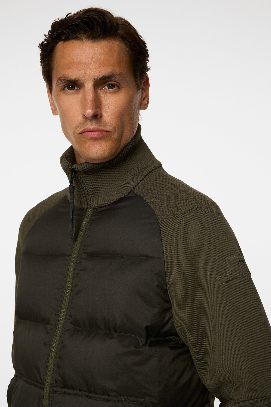 veste hybride en maille dôme