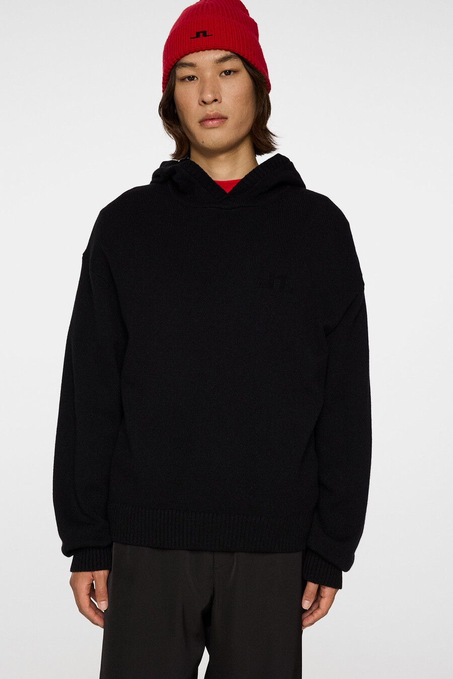 sweat à capuche tricoté edward