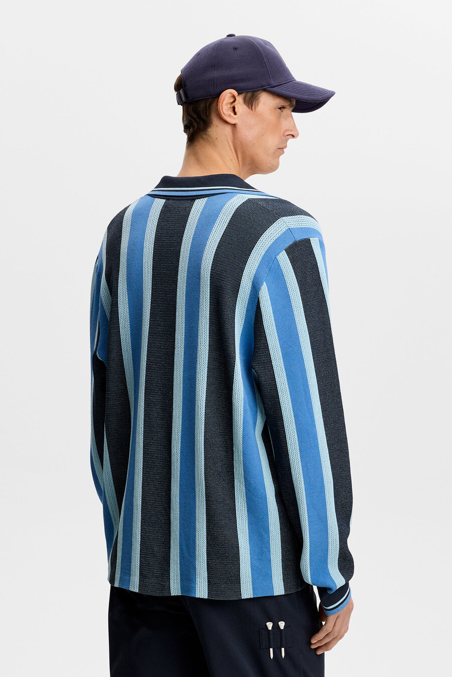 polo rayé silas en maille