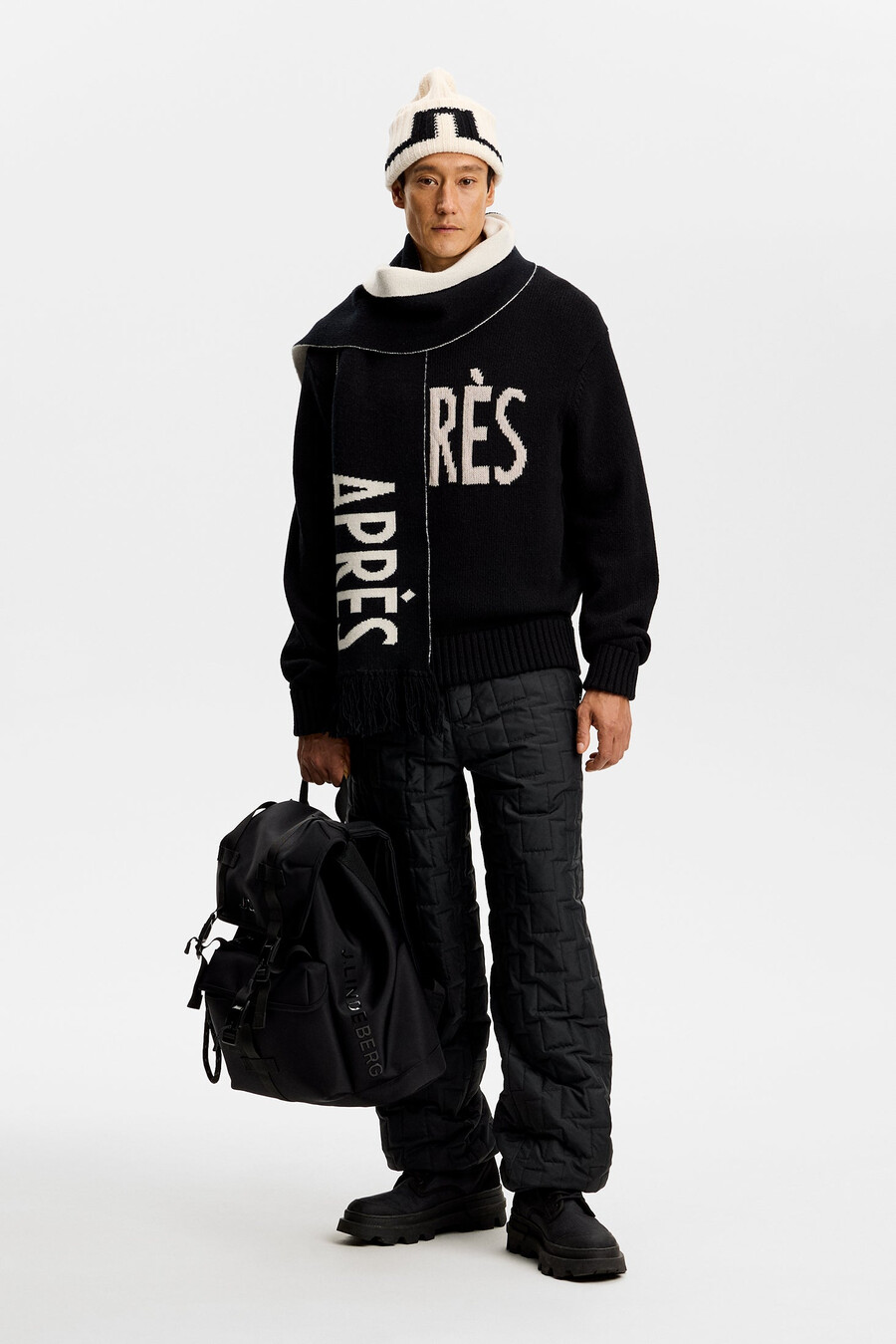 pull en maille graphique fabian