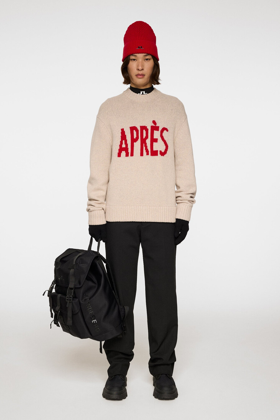 pull en maille graphique fabian