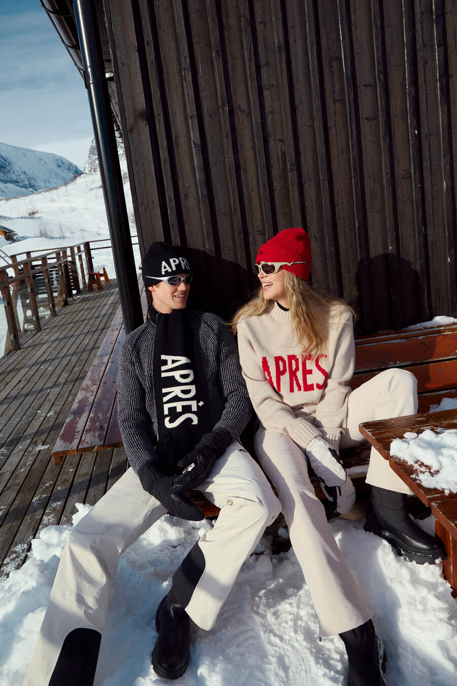 pull en maille graphique fabian