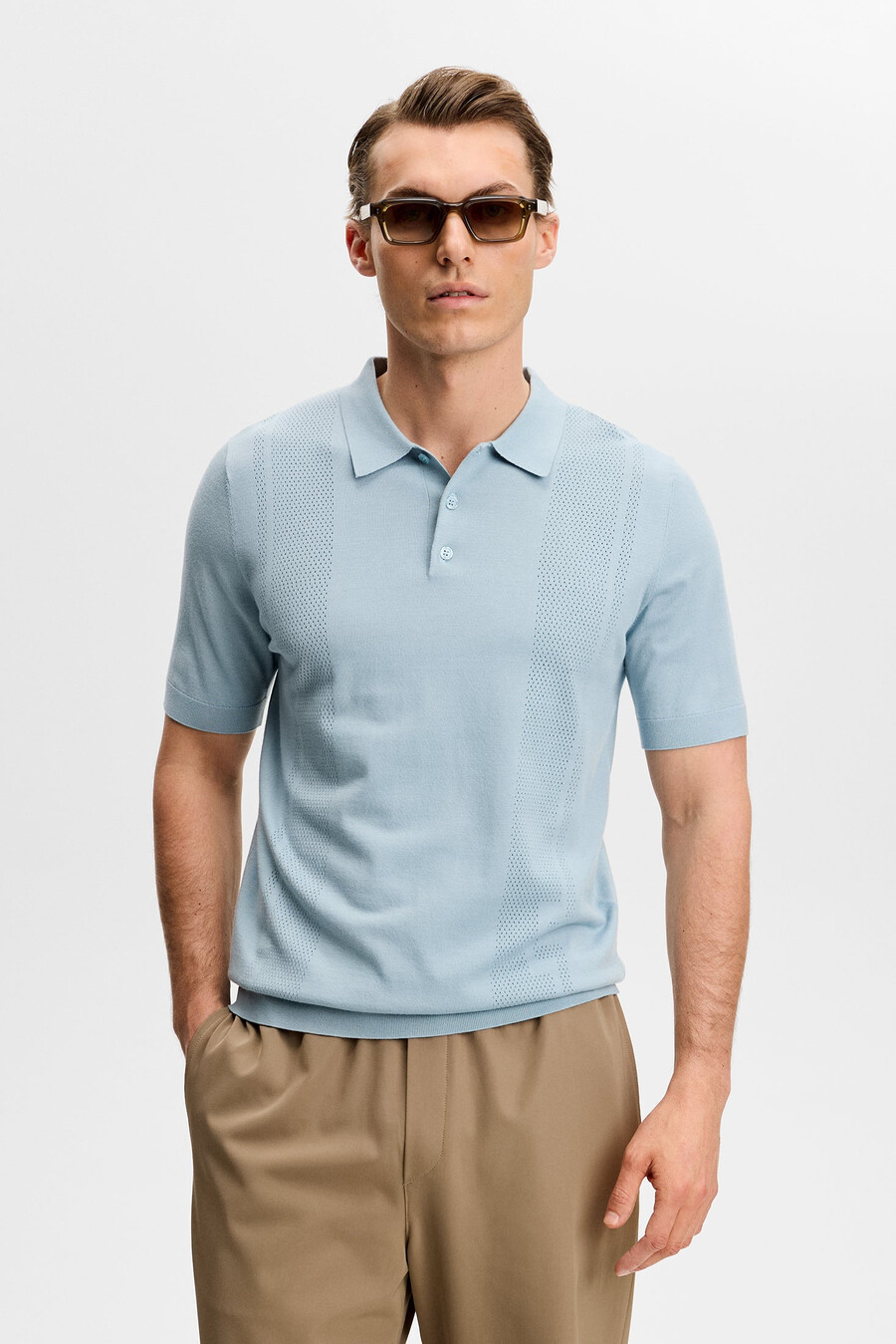 polo en maille saisonnière reymond