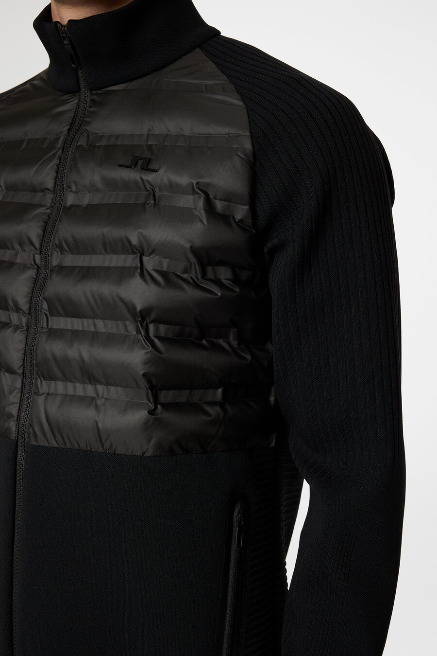 pull zippé en maille technique aziel