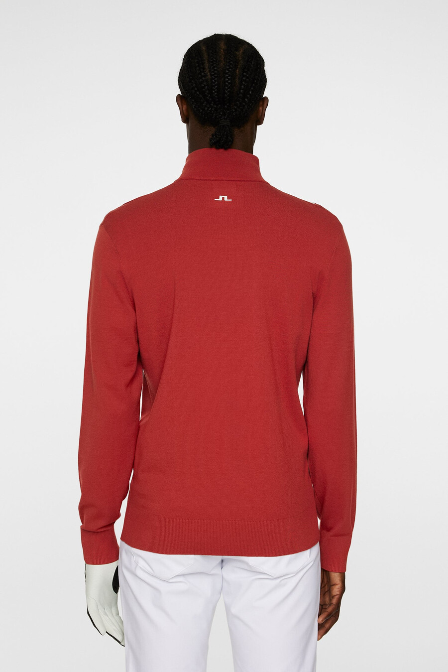 pull zippé en maille mac