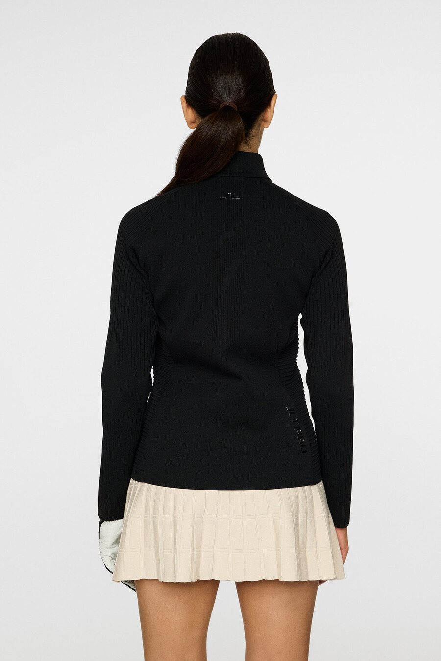 pull zippé en maille technique wendy