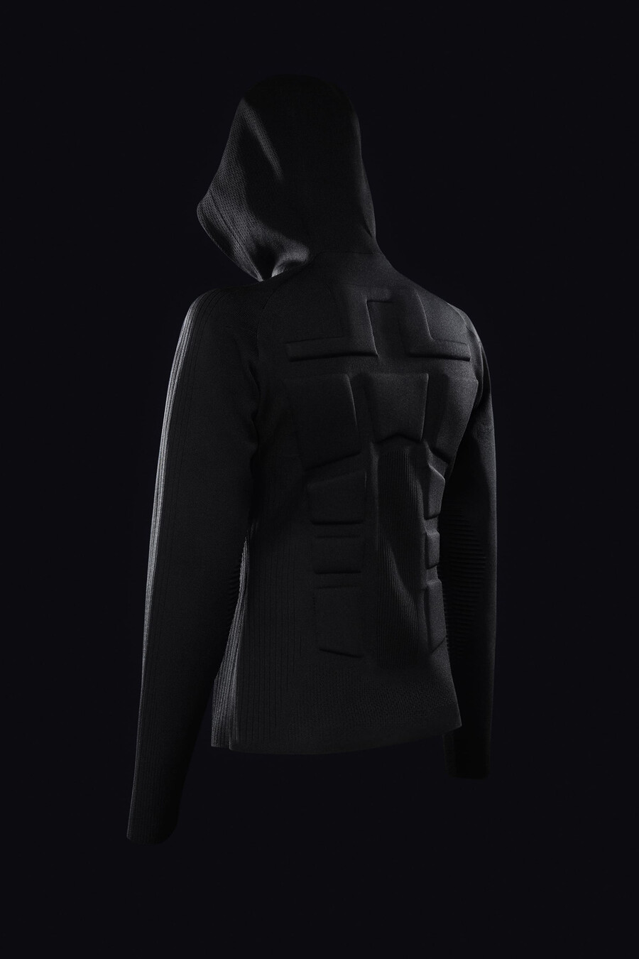 pull zippé en maille solarcore