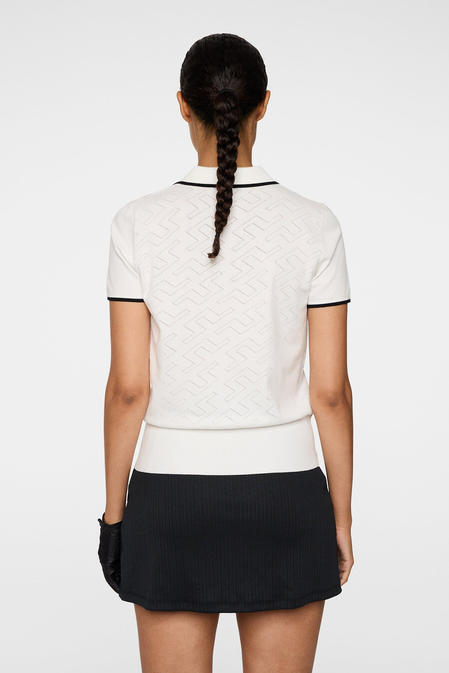 polo en maille malva