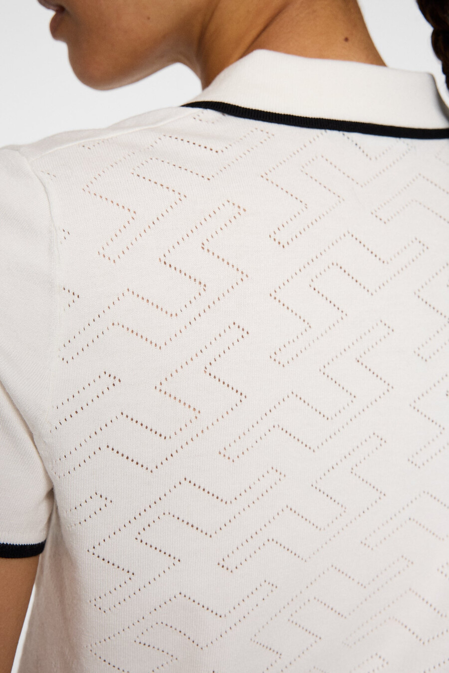 polo en maille malva