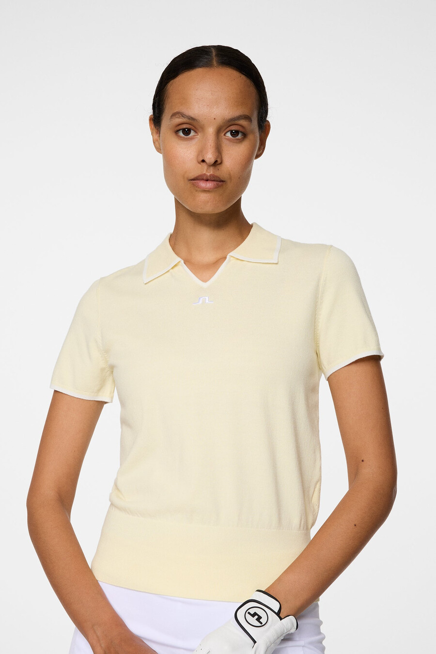 polo en maille malva