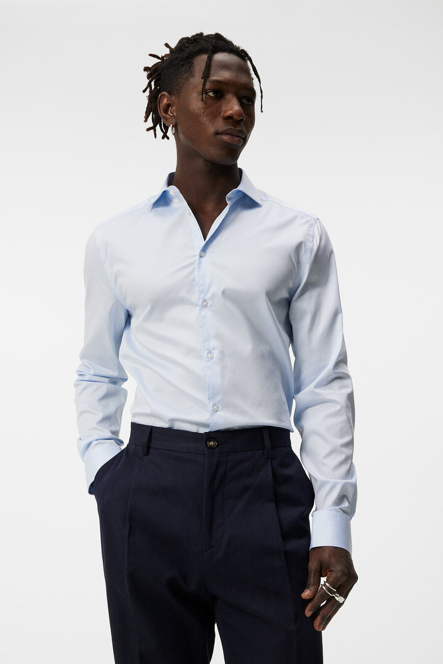 chemise super slim en sergé infroissable