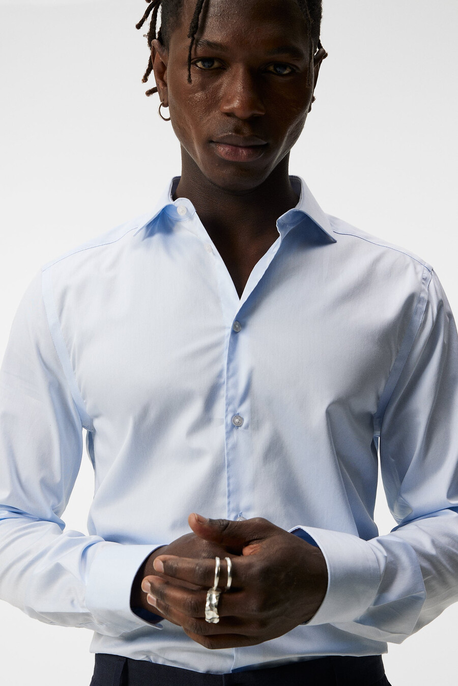 chemise super slim en sergé infroissable