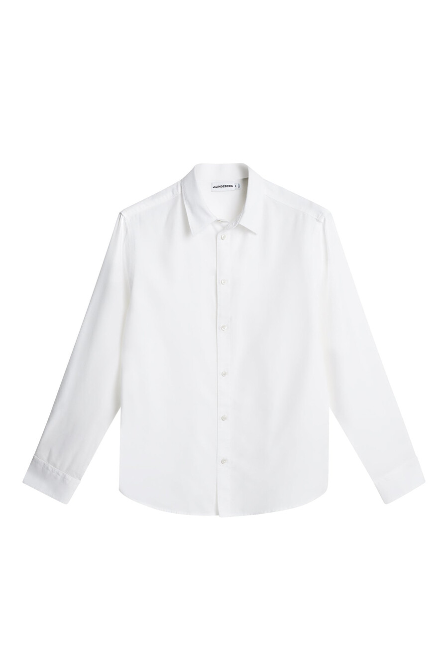 chemise slim à manches longues en coton tencel