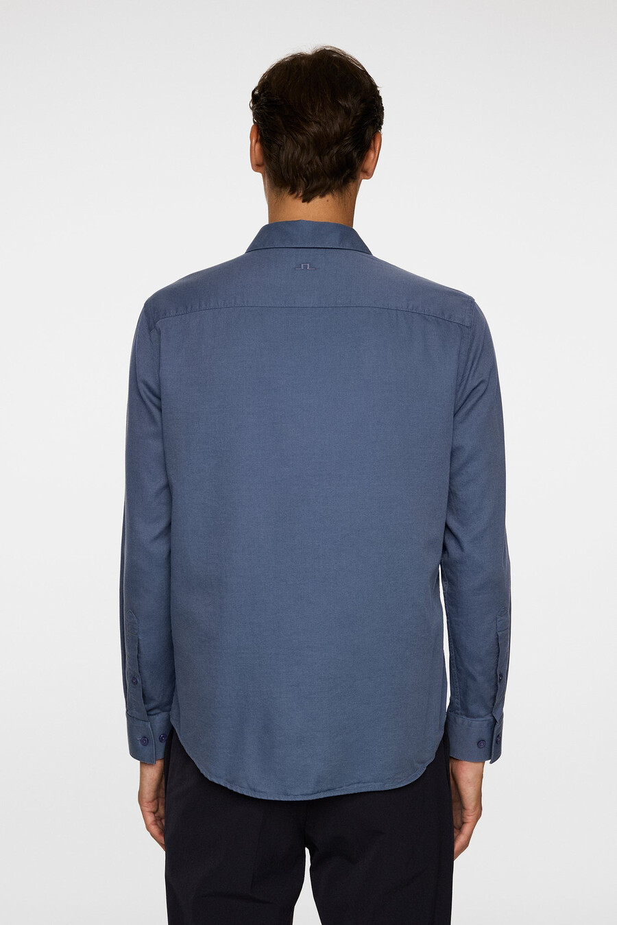 chemise slim à manches longues en coton tencel