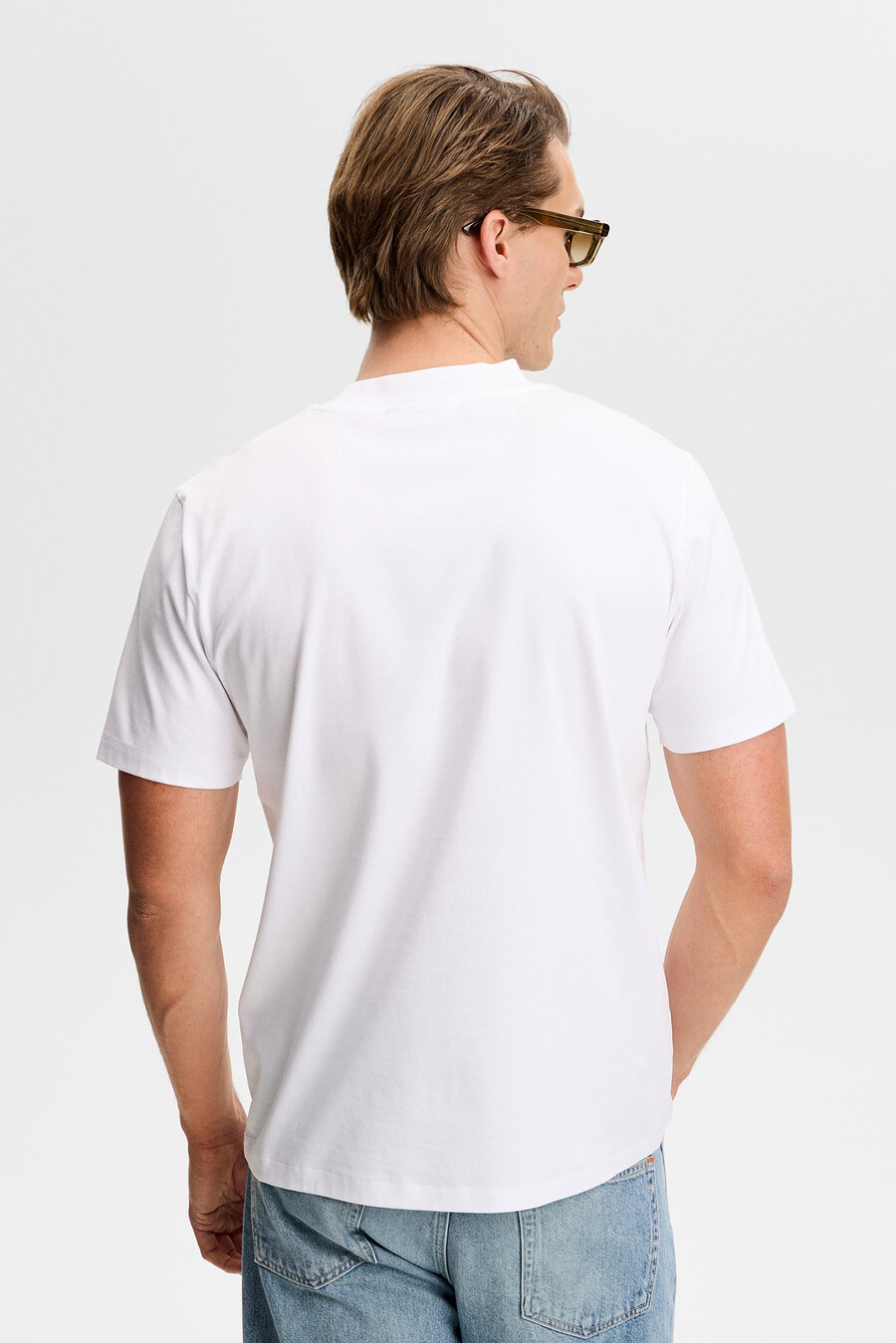 t-shirt ace à col montant