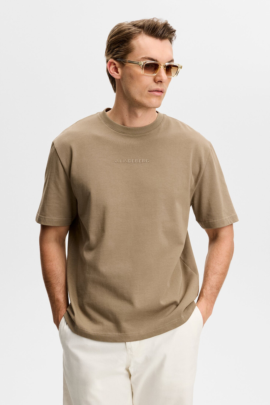 t-shirt hale à logo épais