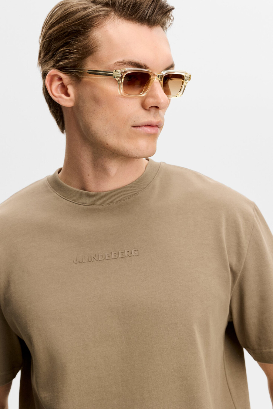 t-shirt hale à logo épais