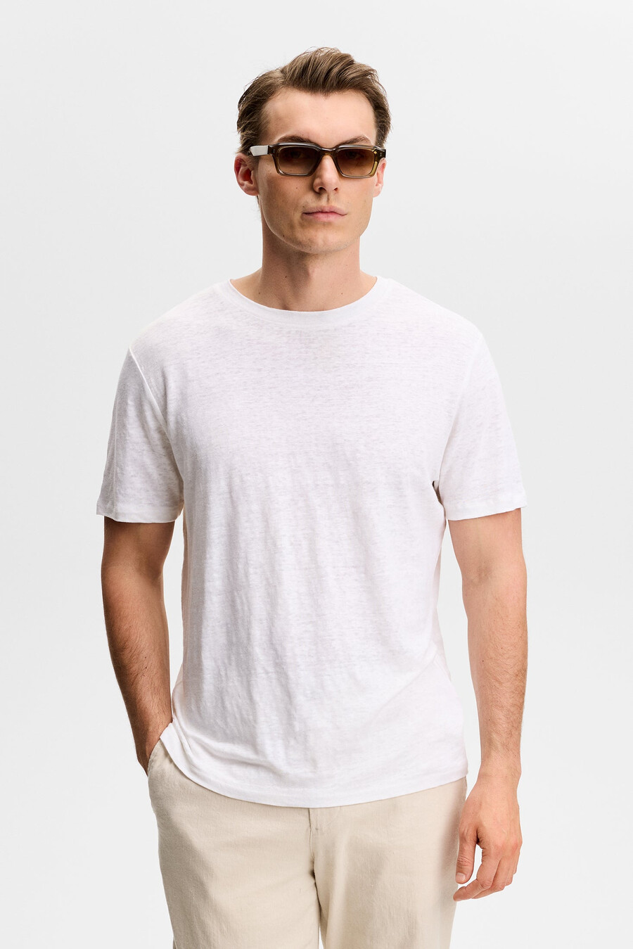 t-shirt en lin coma