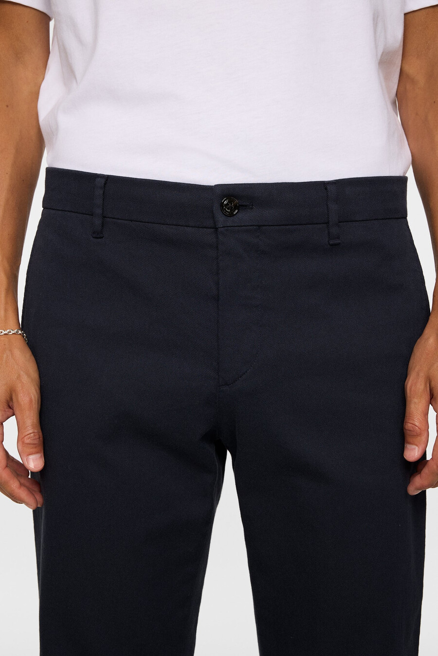 pantalon en flanelle sergée ched