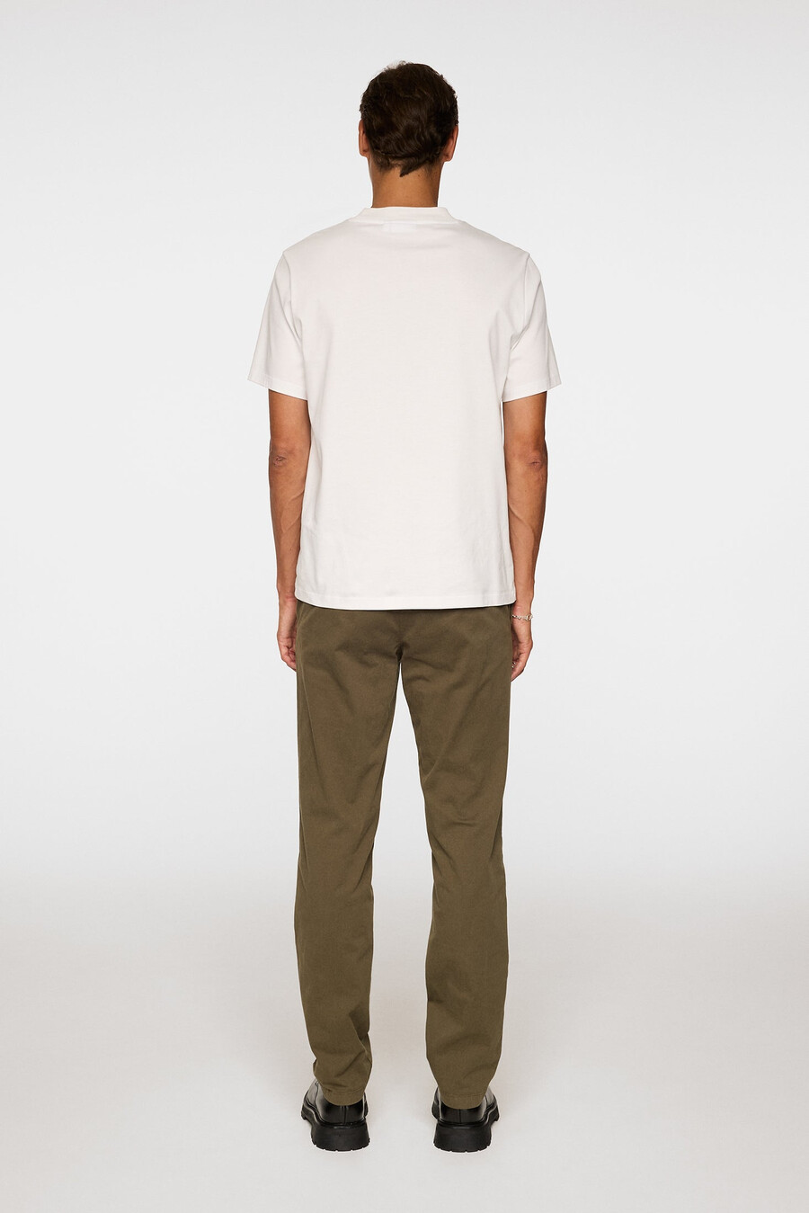 pantalons en coton extensible ched